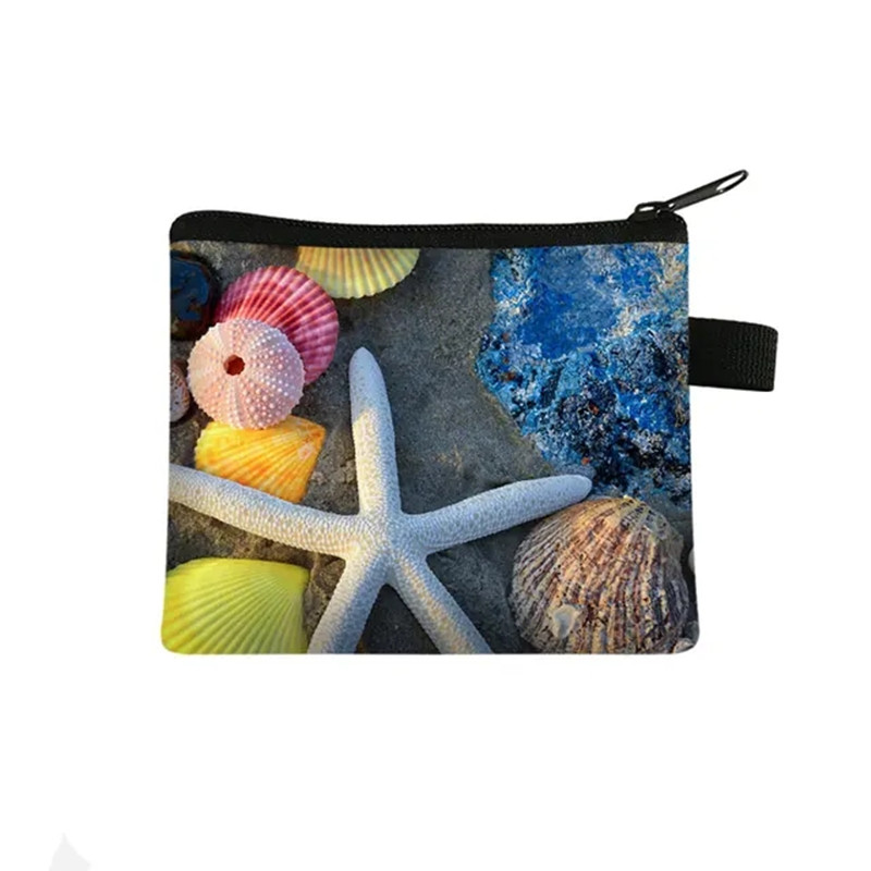 3D Printing Nylon - Dompet Koin Wanita Motif Bintang Laut