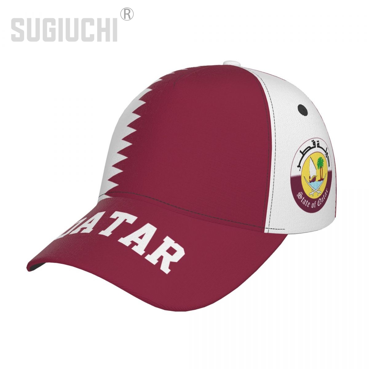 3D Printing Qatar - Topi Bisbol Dewasa Qatar Bendera Qatar