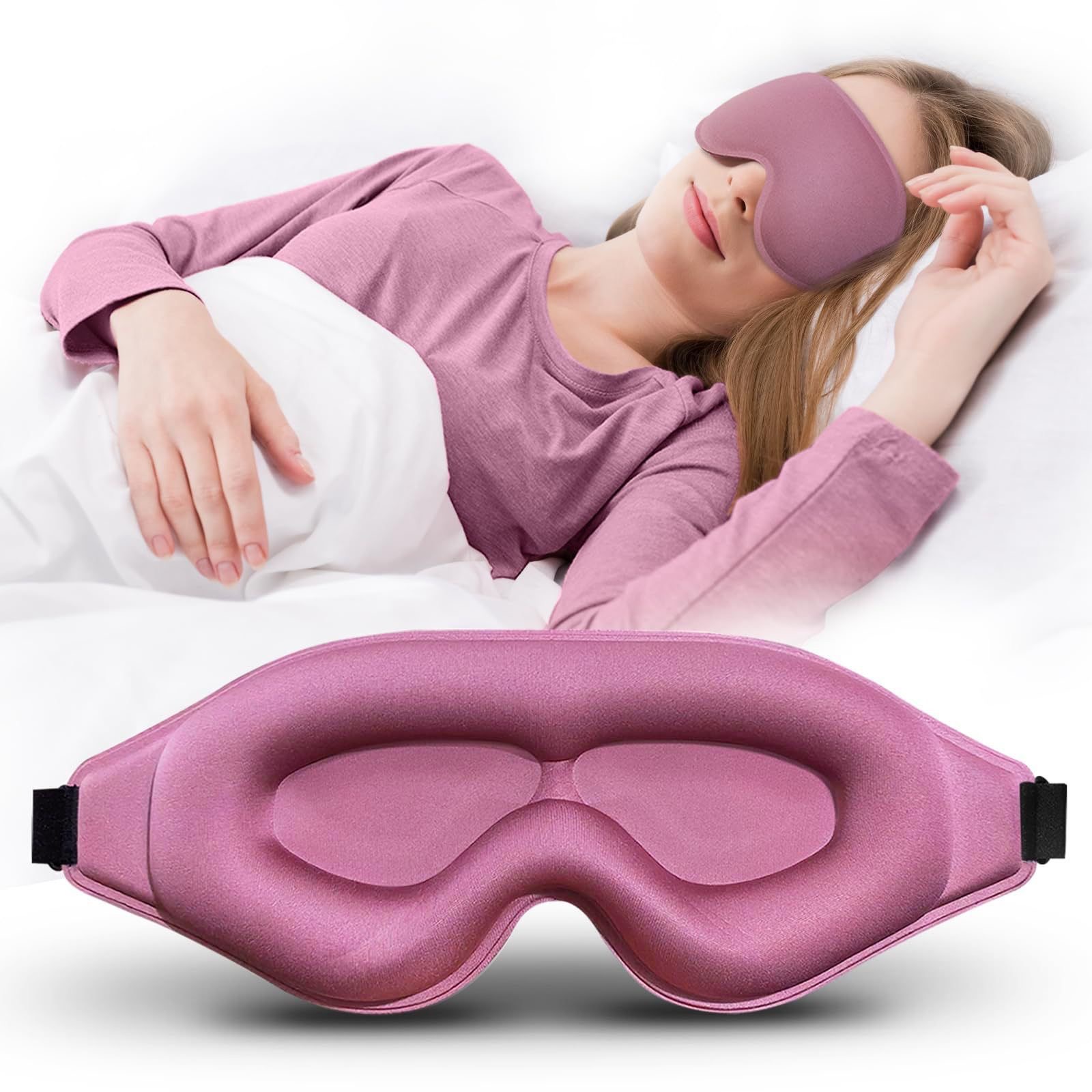 3D Printing Mask - Penutup Mata untuk Tidur 3D Berkontur