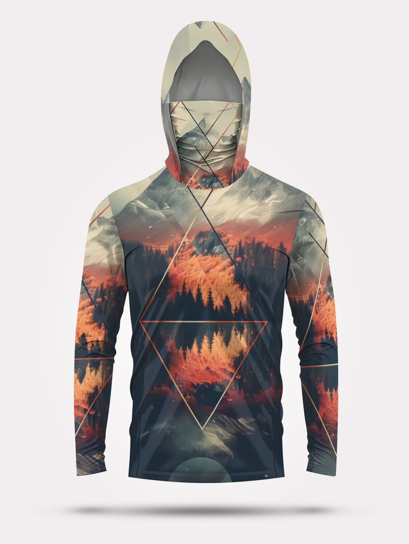 Hoodie Pancing Pria untuk Akti - 3D Printing Mask ulasan dan harga