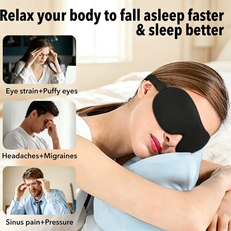 Penutup Mata Tidur 3D 2pcs Ala - 3D Printing Mask ulasan dan harga