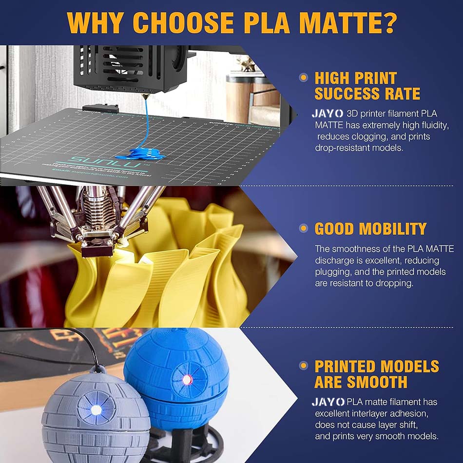 JAYO 3D Printer filamen PLA Ma - 3D Printing Nylon ulasan dan harga