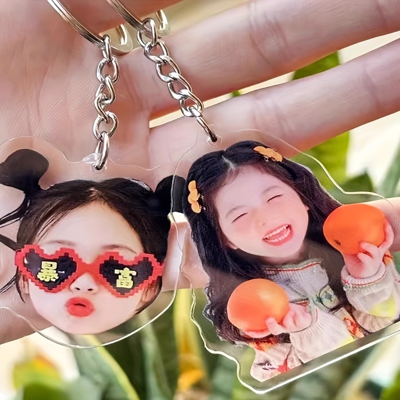 Gantungan Kunci Foto dan Teks  - 3D Printing Custom ulasan dan harga
