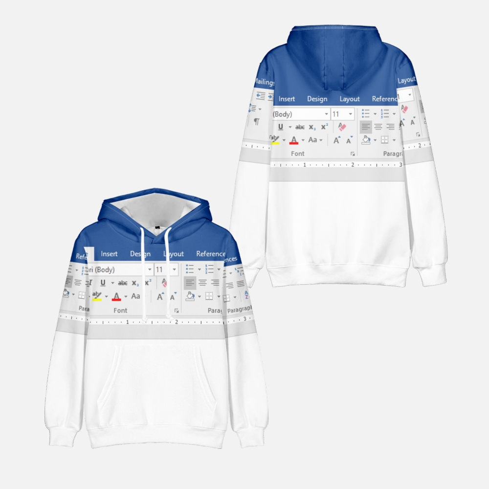 Hoodie Excel Kasual untuk Pria - 3D Printing Online Service ulasan dan harga