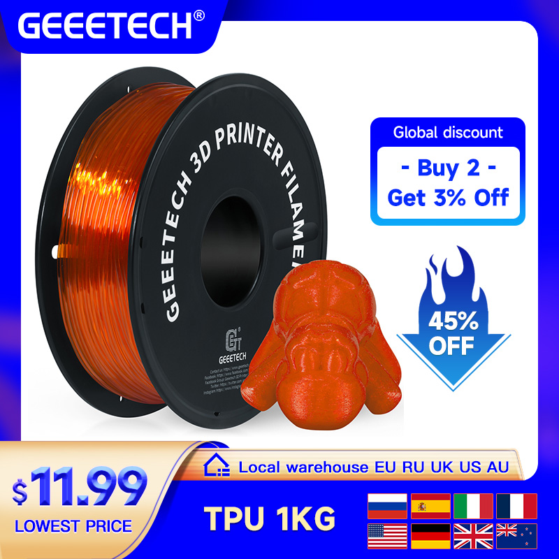 GEEETECH pencetak 3D filamen b - 3D Printing Nylon ulasan dan harga