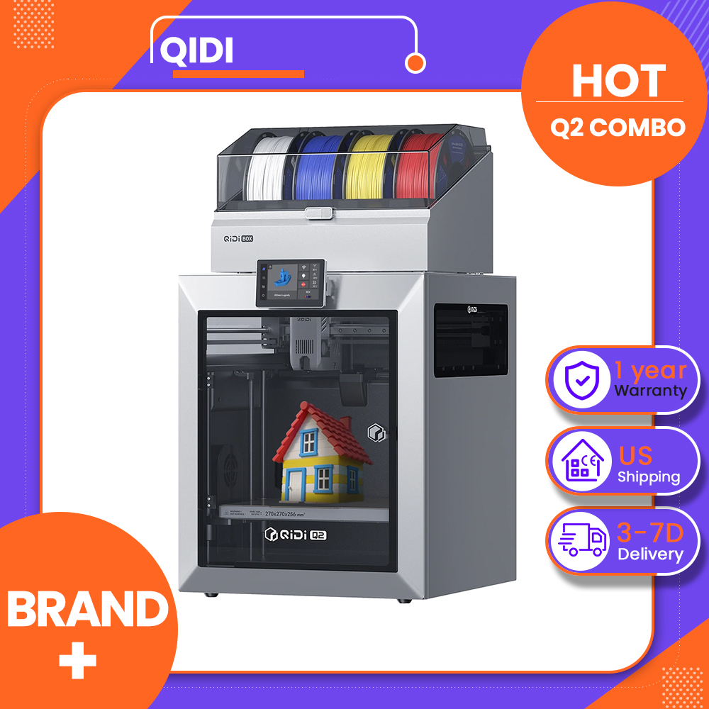 Printer 3D QIDI Q2 Combo, kece - 3D Printing Online Service ulasan dan harga
