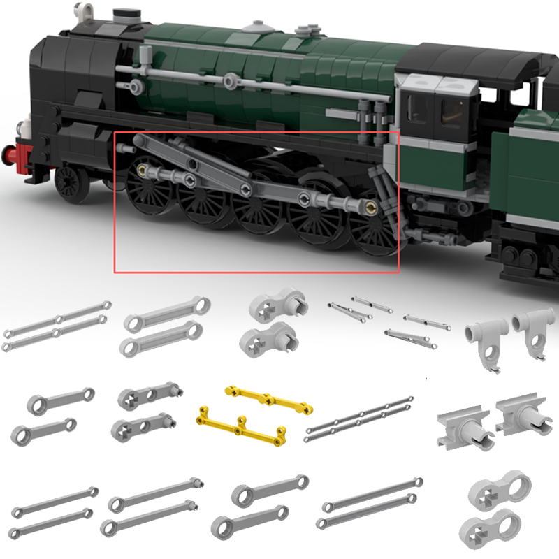 QWERT, Roda Kereta Api Standar - 3D Printing Lego Bricks ulasan dan harga